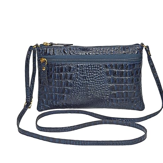 Bolsa Transversal Pequena Feminina Crossbody Alça Comprida Couro Legítimo Madamix Bolsas Femininas Pequenas