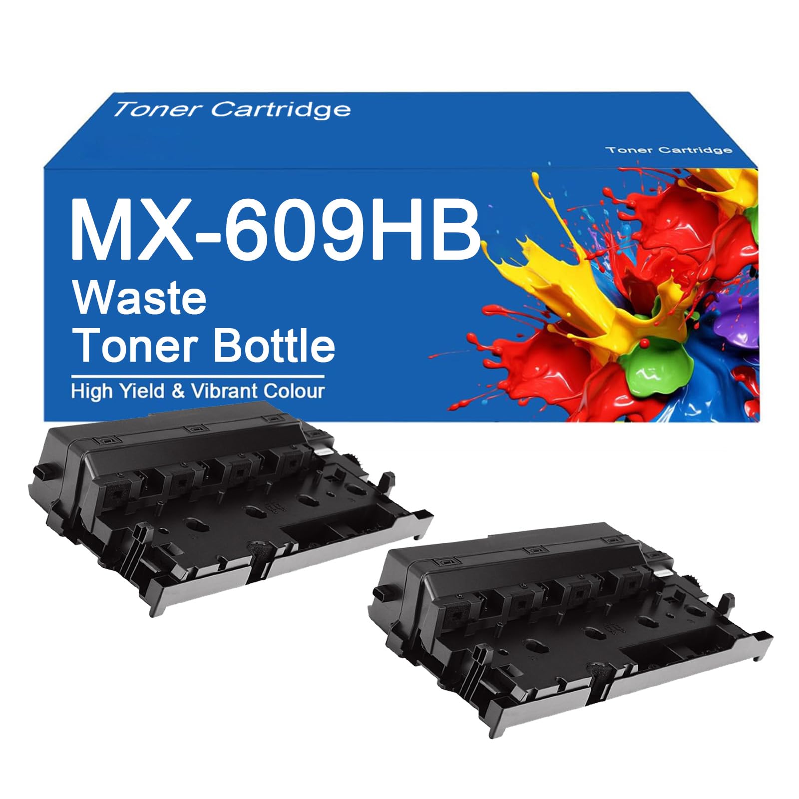 Bac de toner usagé MX-609HB pour un espace de bureau propre et des documents Sharp nets - 7