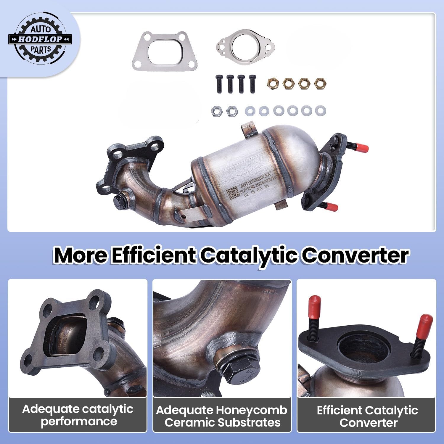 674-068 Rear Catalytic Converter Compatible with Chevy Traverse 3.6L 2018-2021, for Buick Enclave 3.6L V6 2018-2021 Replaces# 674068, 644167, 50581