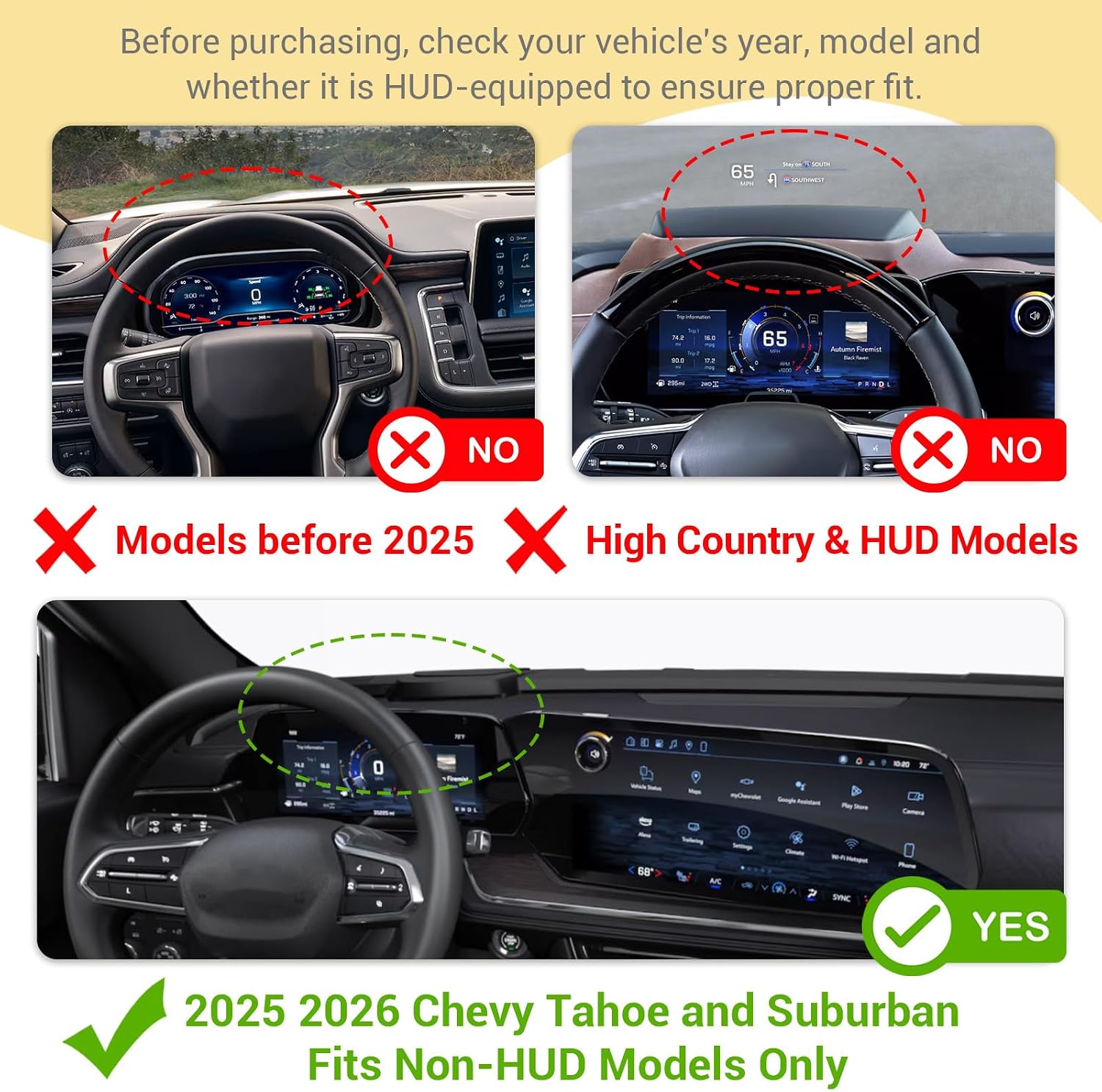 Dashboard Organizer Tray for 2025 2026 Chevy Tahoe & Suburban Accessories image 3