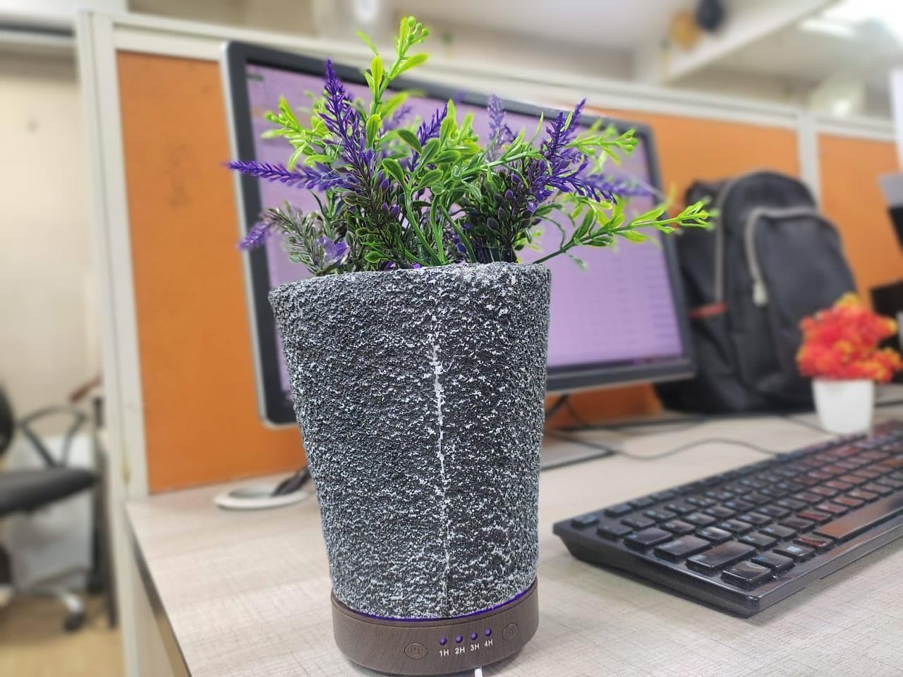 P Enterprises || Humidifier for Home and Bedrooms,Flower Pot Aroma Diffuser, Decor for Home and Office, Cool Mist Humidifier Gift for Her