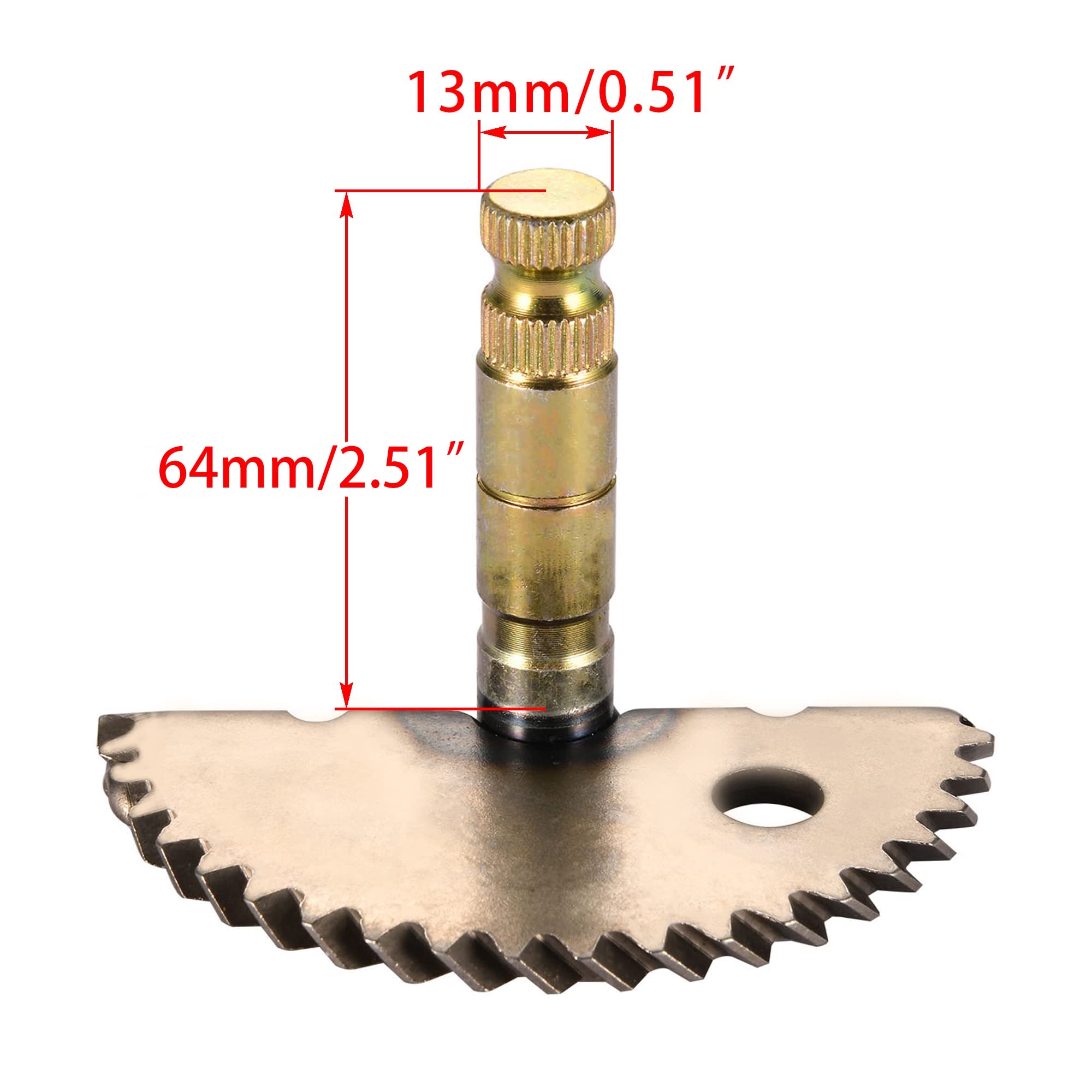 WOOSTAR Coup de Pied Arbre D'engrenage Kit de Reconstruction Engrenage Libre Remplacement pour GY6 50cc 60cc 80cc Motors Scooter