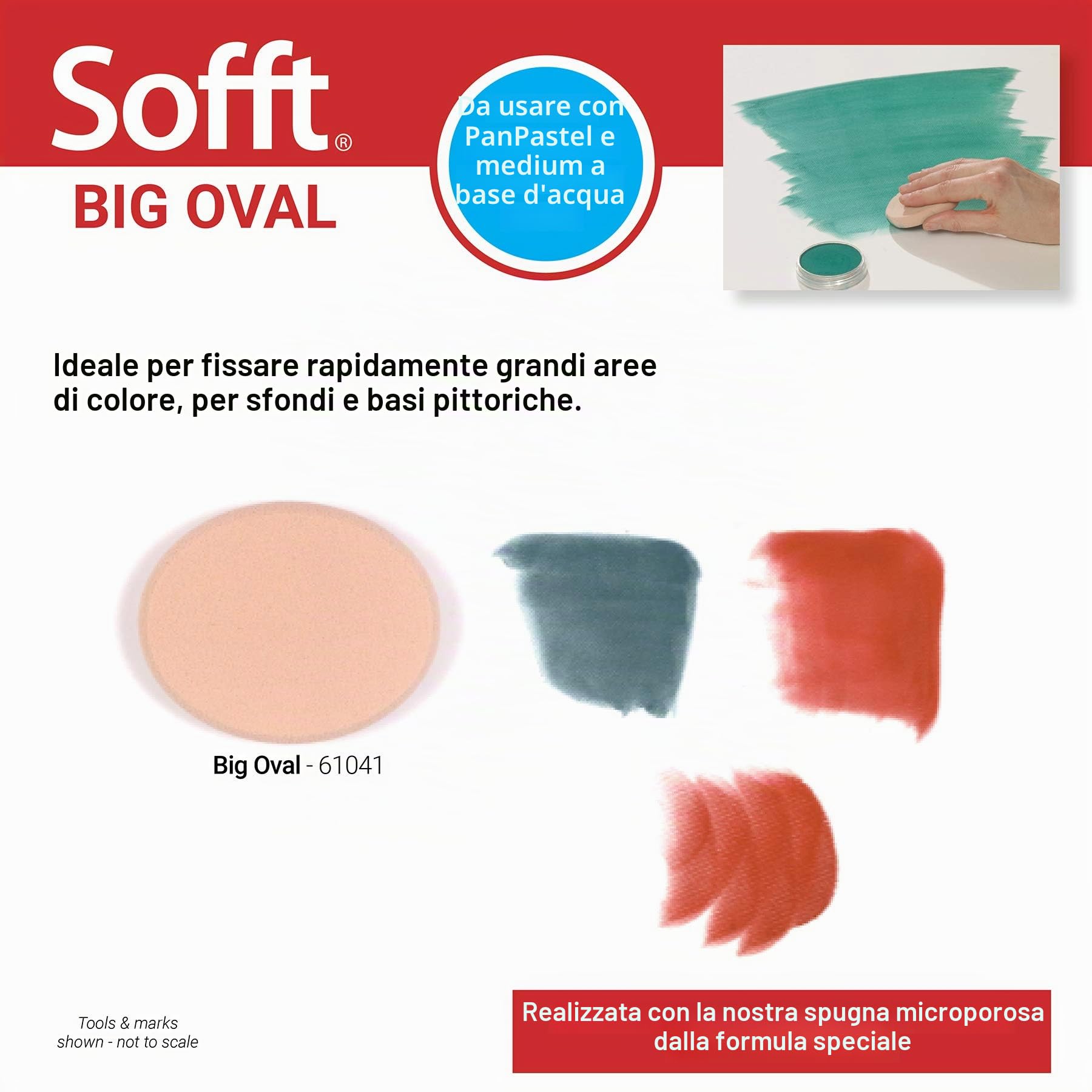 PanPastel Colorfin Sofft Tools Combinazione Set 44 pezzi, 44 pezzi (confezione da 1)