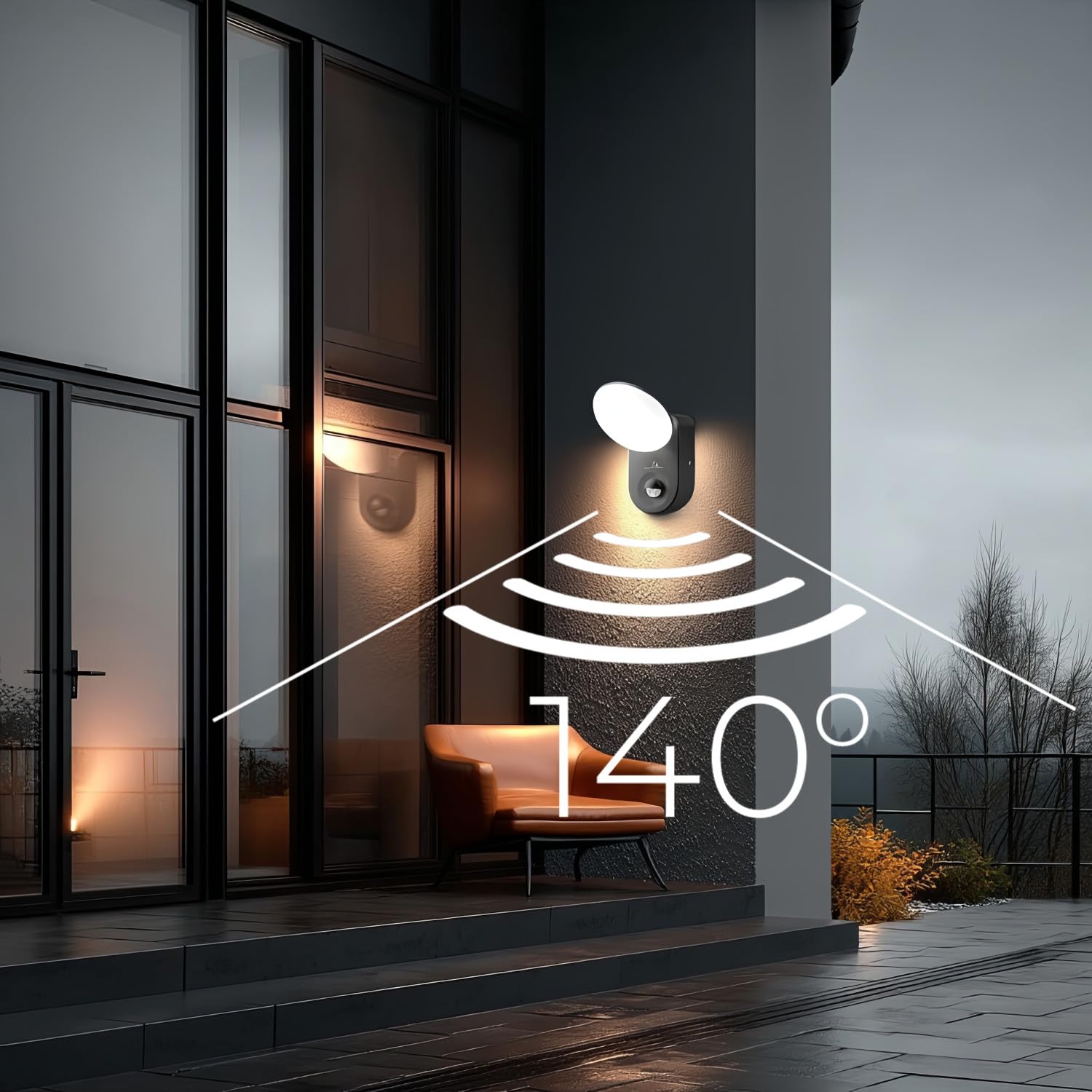 Maclean Energy MCE367 Lampa ścienna LED 15W Neutralny biały szary
