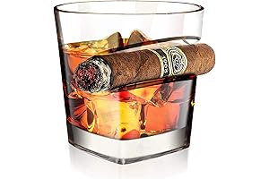 Premium Johnnie Walker Blue Label Whisky Cigar Holder 15 Oz Glass