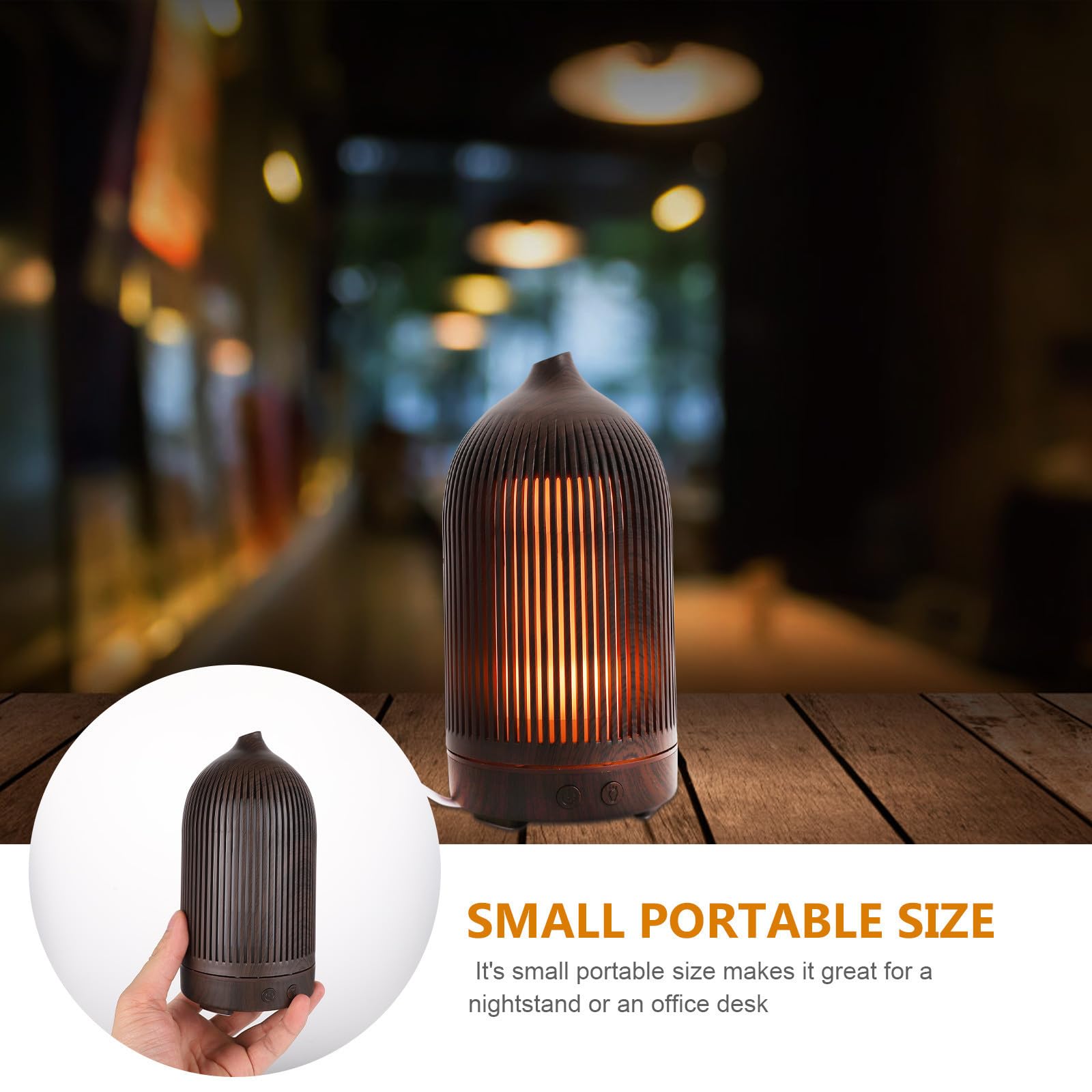 Humidificador Mini 5v de Aromaterapia Negro, Difusor de Aire