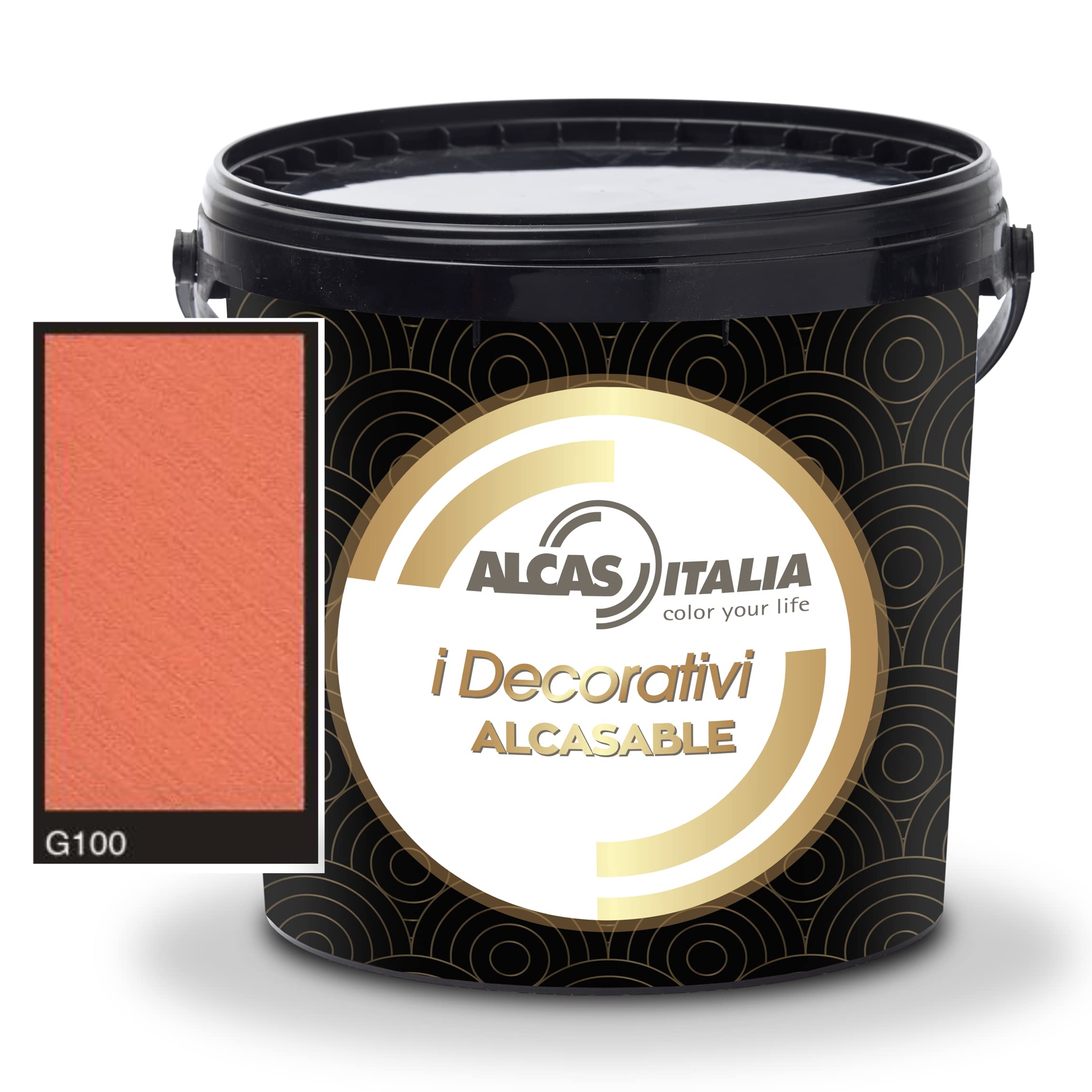 Pittura decorativa per interni effetto sabbiato perlato 2,5 Litri (G100)