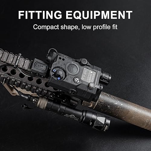 Miniatura 7 de Zhongren Airsoft Tactical 3 en 1 PEQ 15 IR láser blanco linterna LED + mira láser rojoverde para AEG GBB CQB para caza de paintball al aire libre