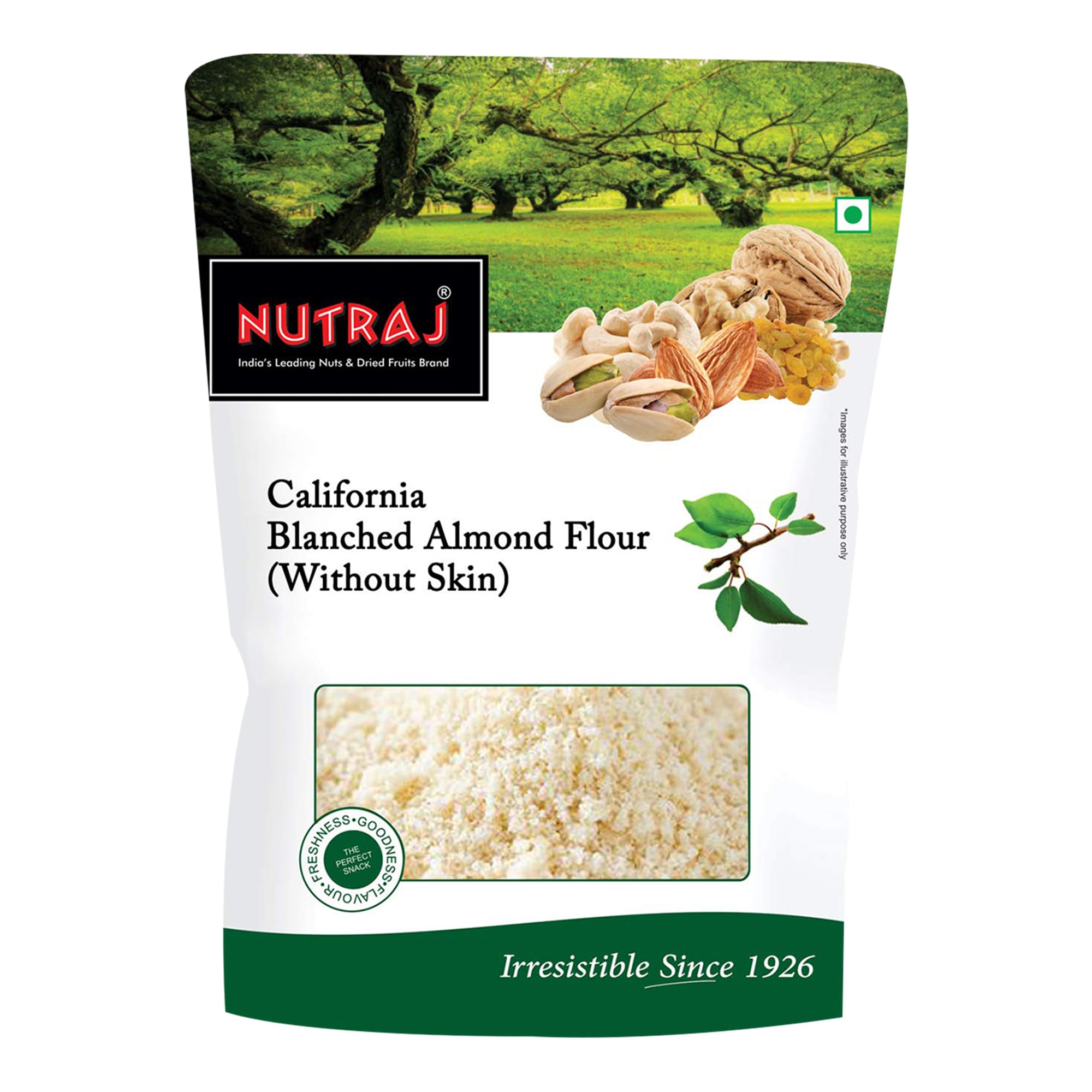 Nutraj California Blanched Fine Almond Flour (200 gm) | Naturally Protein-Rich without Skin Badam Powder Gluten Free, Keto Diet Friendly (B08HVKX43R) Amazon Price History, Amazon Price Tracker