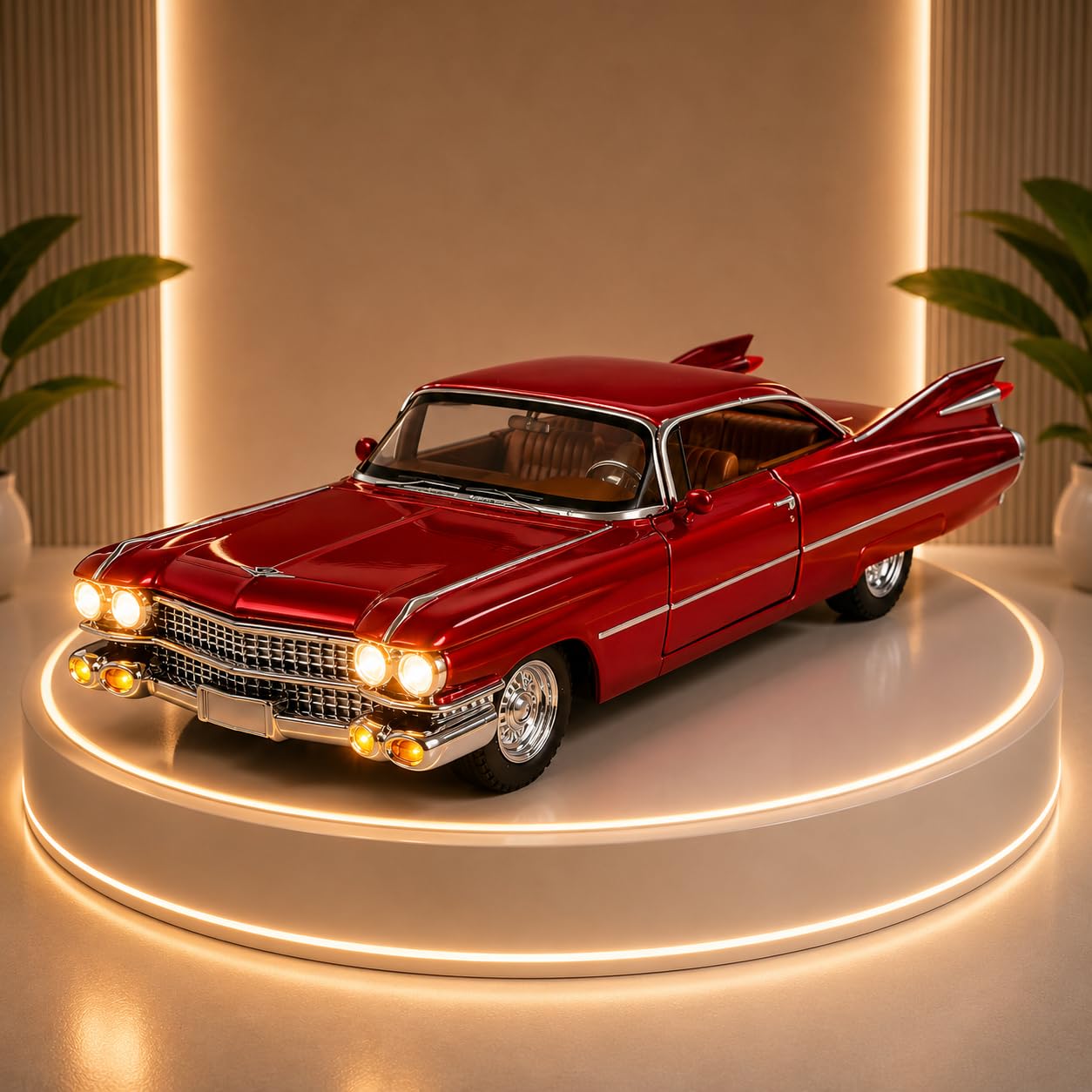 Zoddler 1:32 Scale Cadillac Big Rocket Die Cast Metal Car Model