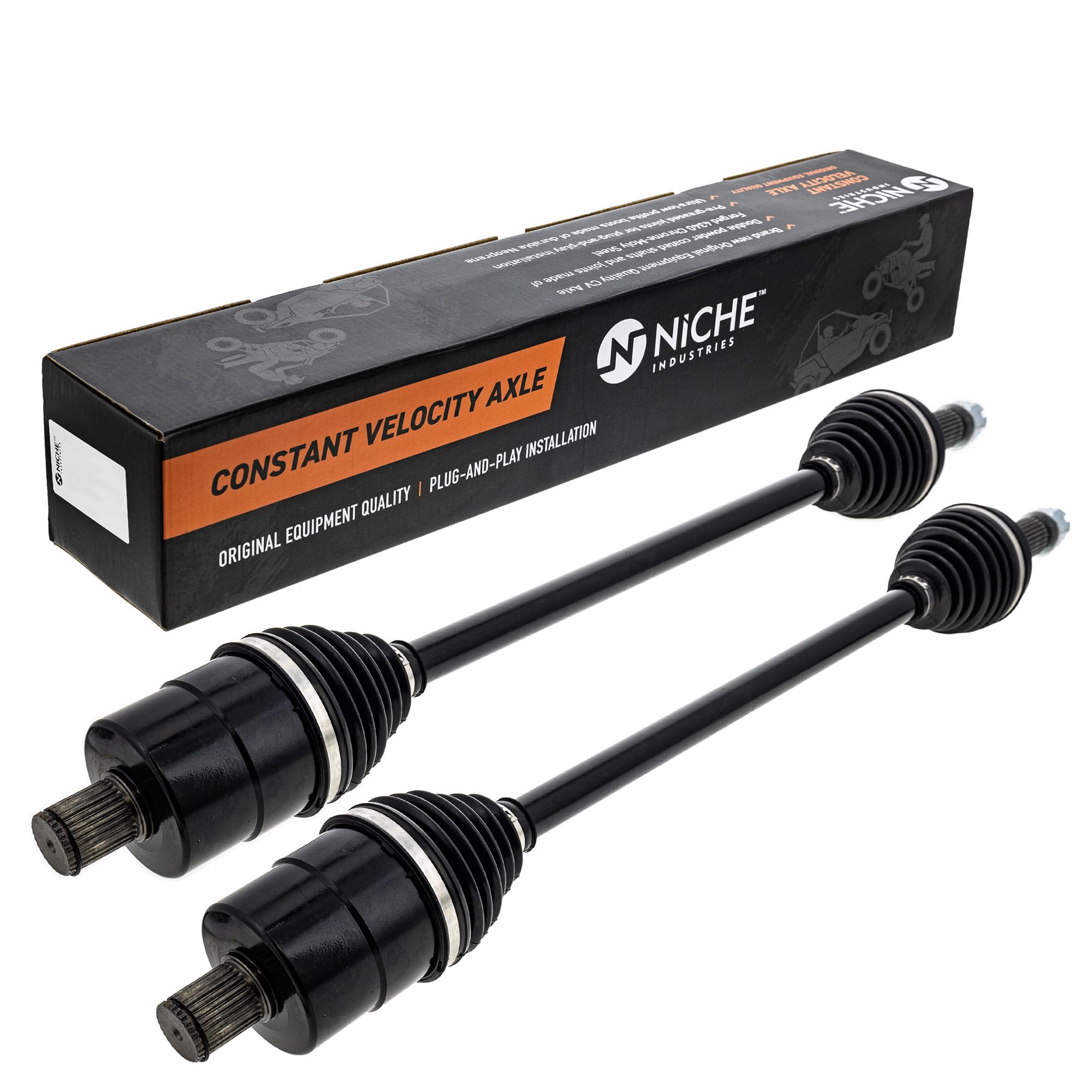 Amazon.com: NICHE Front Rear CV Axle Drive Shaft Set for Polaris