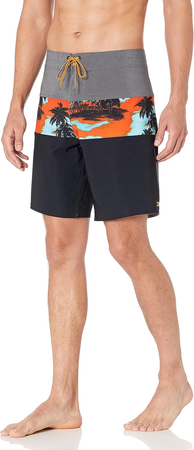 Billabong Men's Standard 4-Way Performance Stretch Tribong Pro Boardshort, 19 Inch Outseam