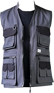 Bitco Ohm Multi-Pockets Tool Vest, Cordura Reinforced Waterproof Fabric, Soft Lining, Construction, Repair, Horticultural