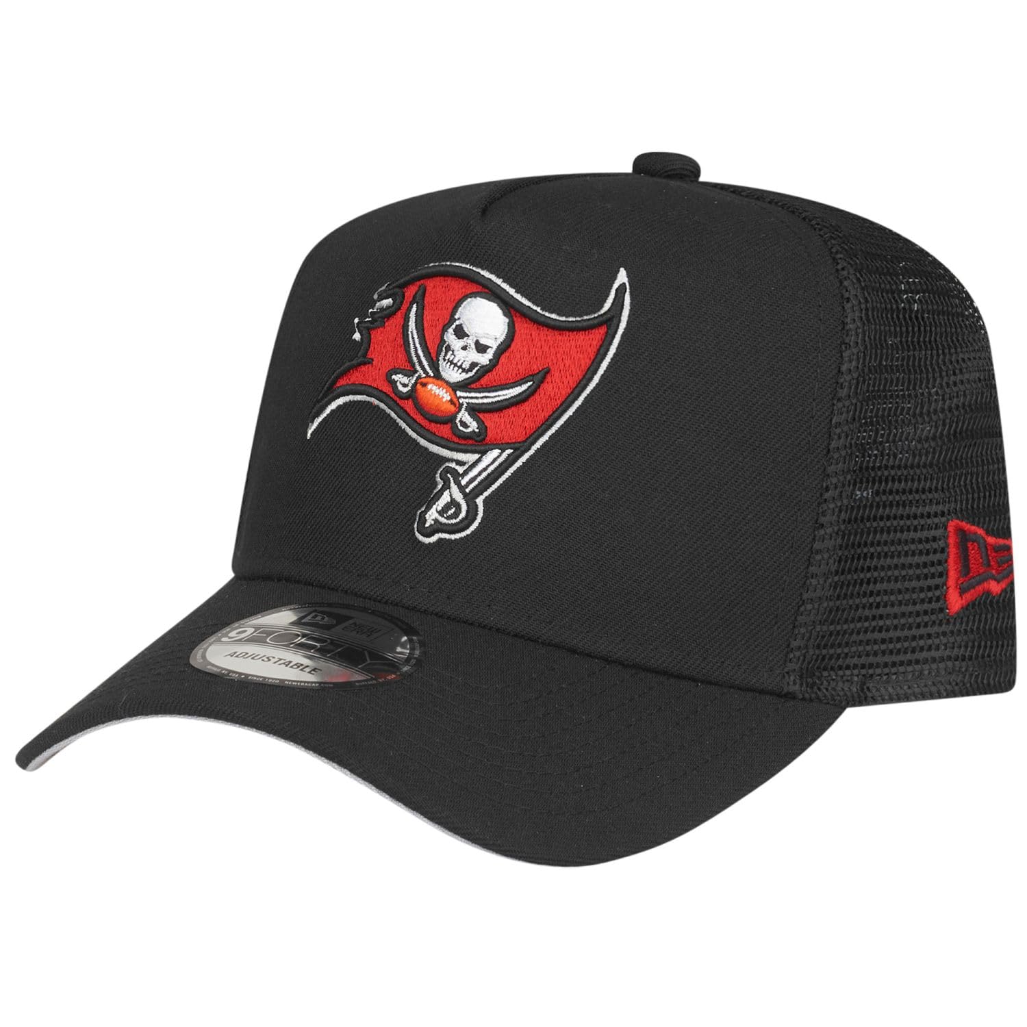 New Era Snapback Trucker Cap - Tampa Bay Buccaneers Black - One Size