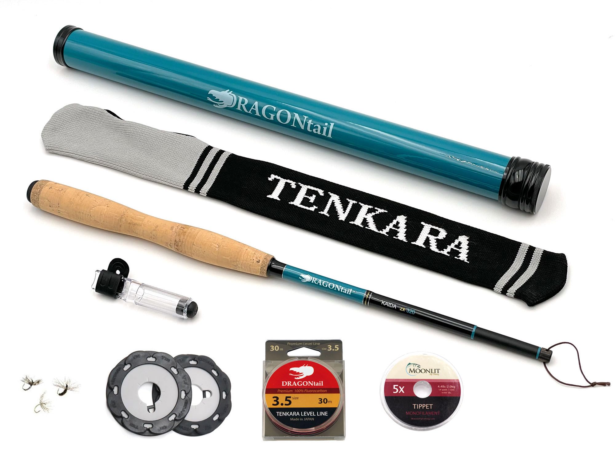 DRAGONtail Kaida zx320 Multi-Length Tenkara Pack Rod