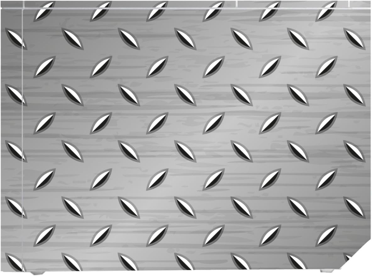 'Disagu Design Skin for Nintendo Wii liegend – Motif Checker Plate Look