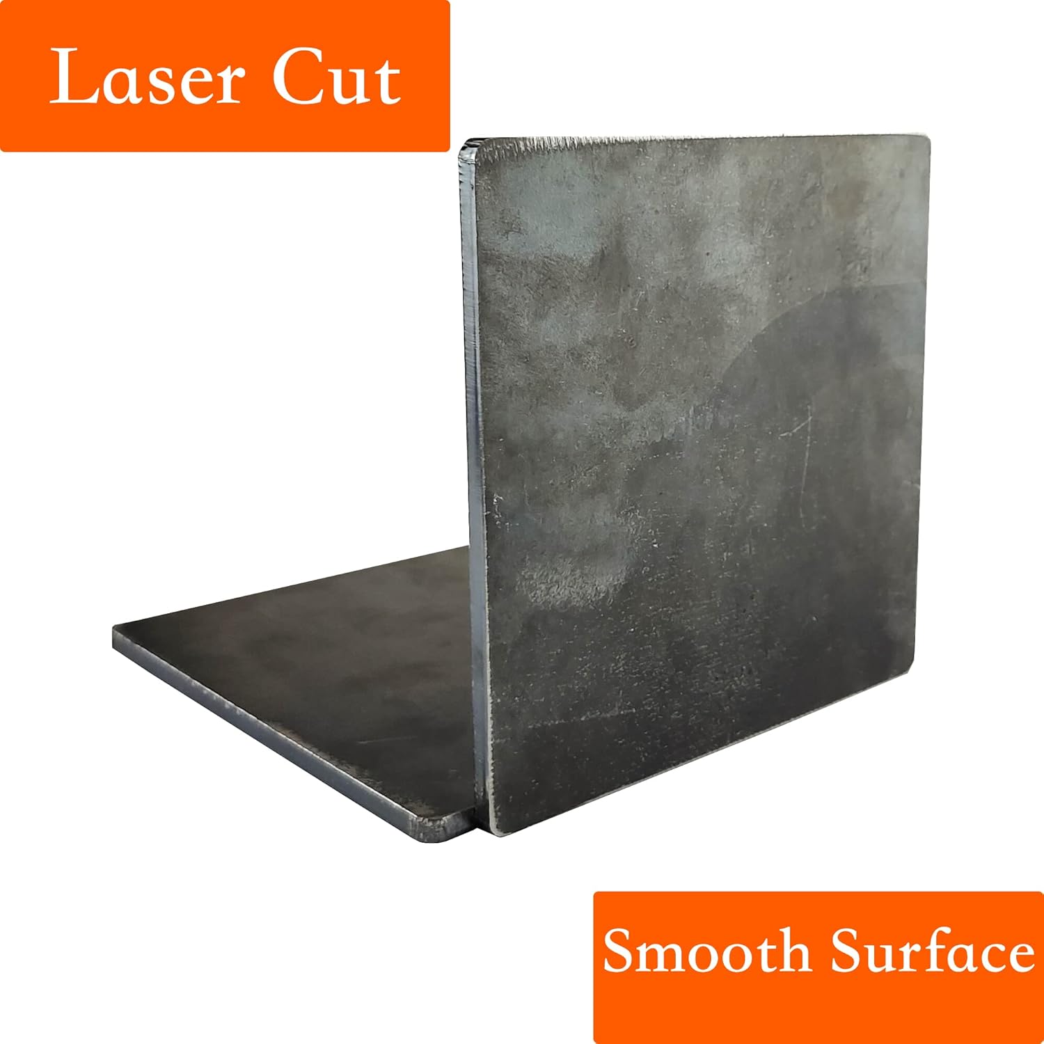 Premium A36 Hot Rolled Mild Steel Plate, Perfectly Laser Cut Metal Plate (8"x8")