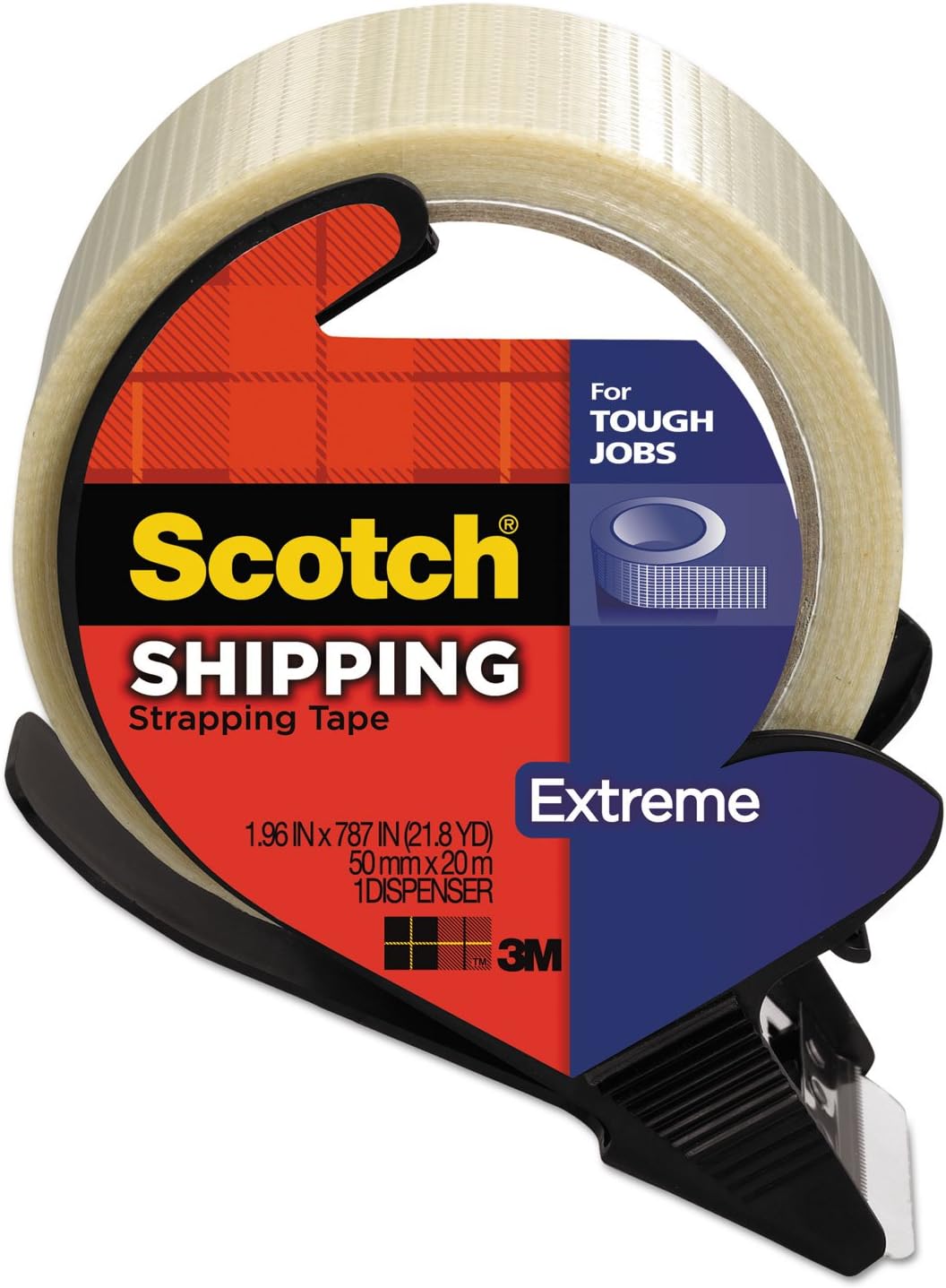 Scotch Extreme Application Packaging Tape with Dispenser