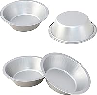 Vista 1 de Moldes de hojalata de tamaño pequeño, tamaño personal, moldes para hornear pasteles de acero estañado, tamaño de porción, moldes para hornear