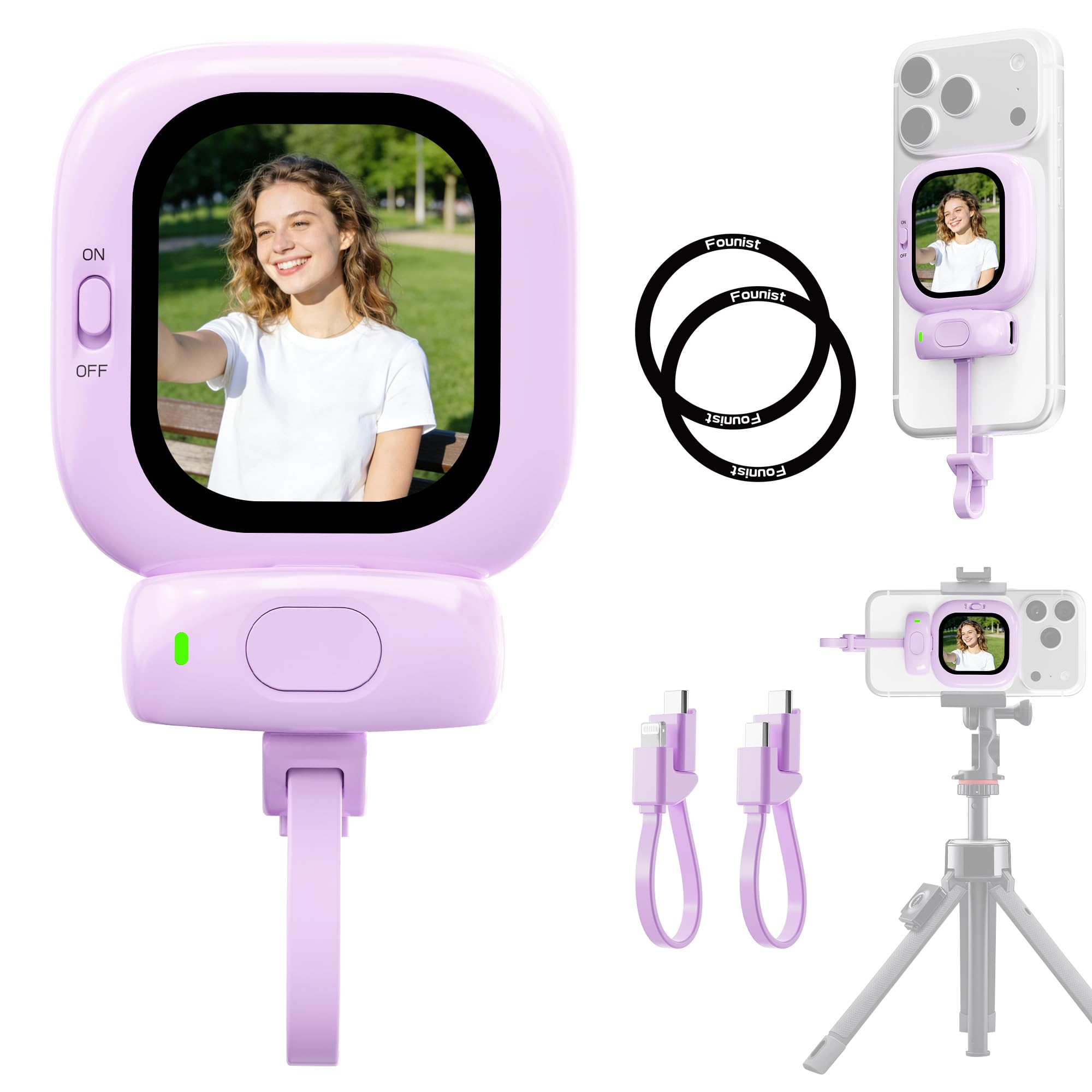 Écran de moniteur de téléphone pour selfie Vlogmate - 8