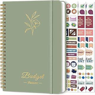 Budget Planner - Monthly Budget Book 2025 with Expense & Bill Tracker - Undated 12 Month Financial Planner/Account Book to...