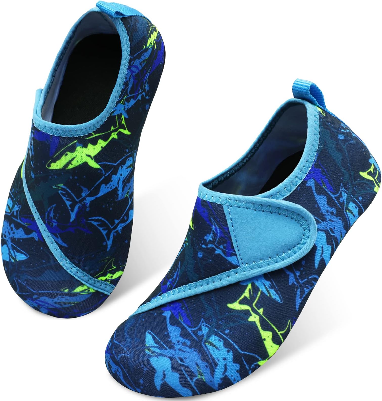 Kids Toddler Water Shoes Barefoot Quick-Dry Aqua Socks for Boys Girls Baby with Non-Slip Rubber Sole