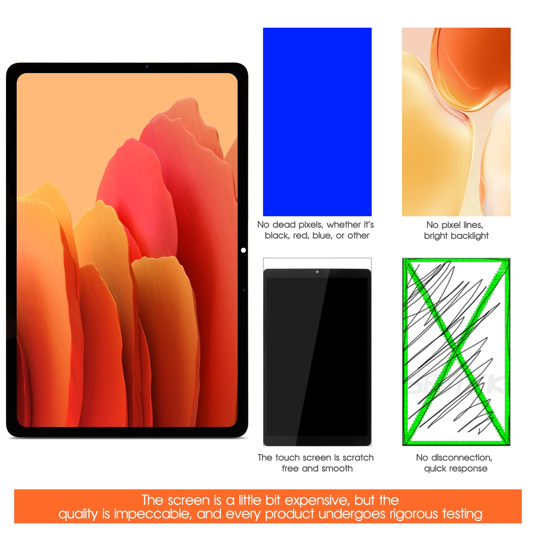 Schermo LCD per Samsung Tab S8 LCD Display per Samsung Galaxy Tab S8 SM-X700 11 Pollici Schermo Sostituzione Digitalizer Touchscreen Assembly Completo con Strumenti, Nero