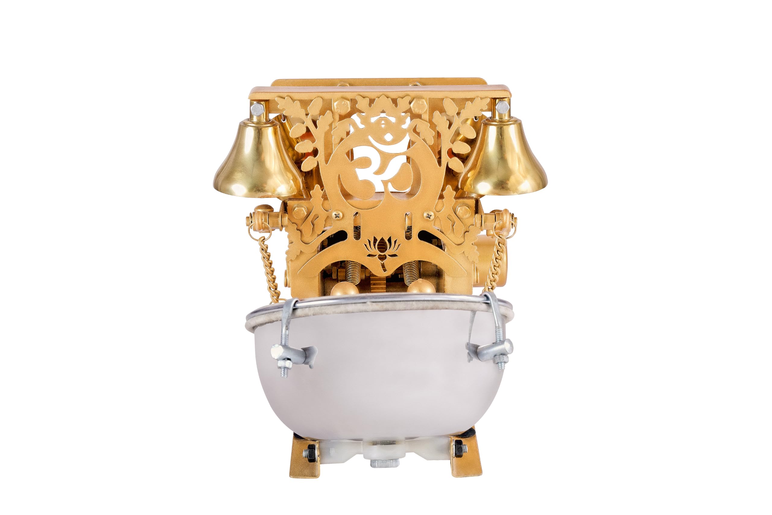 Fully Automatic Electric Mini Aarti Machine,2 year warranty With Nagara, 2-Bells & Jalar & Wireless Bluetooth AUX USB connectivity For Home Temple, Satsang Or Small Temple (Super Deluxe)-image-13