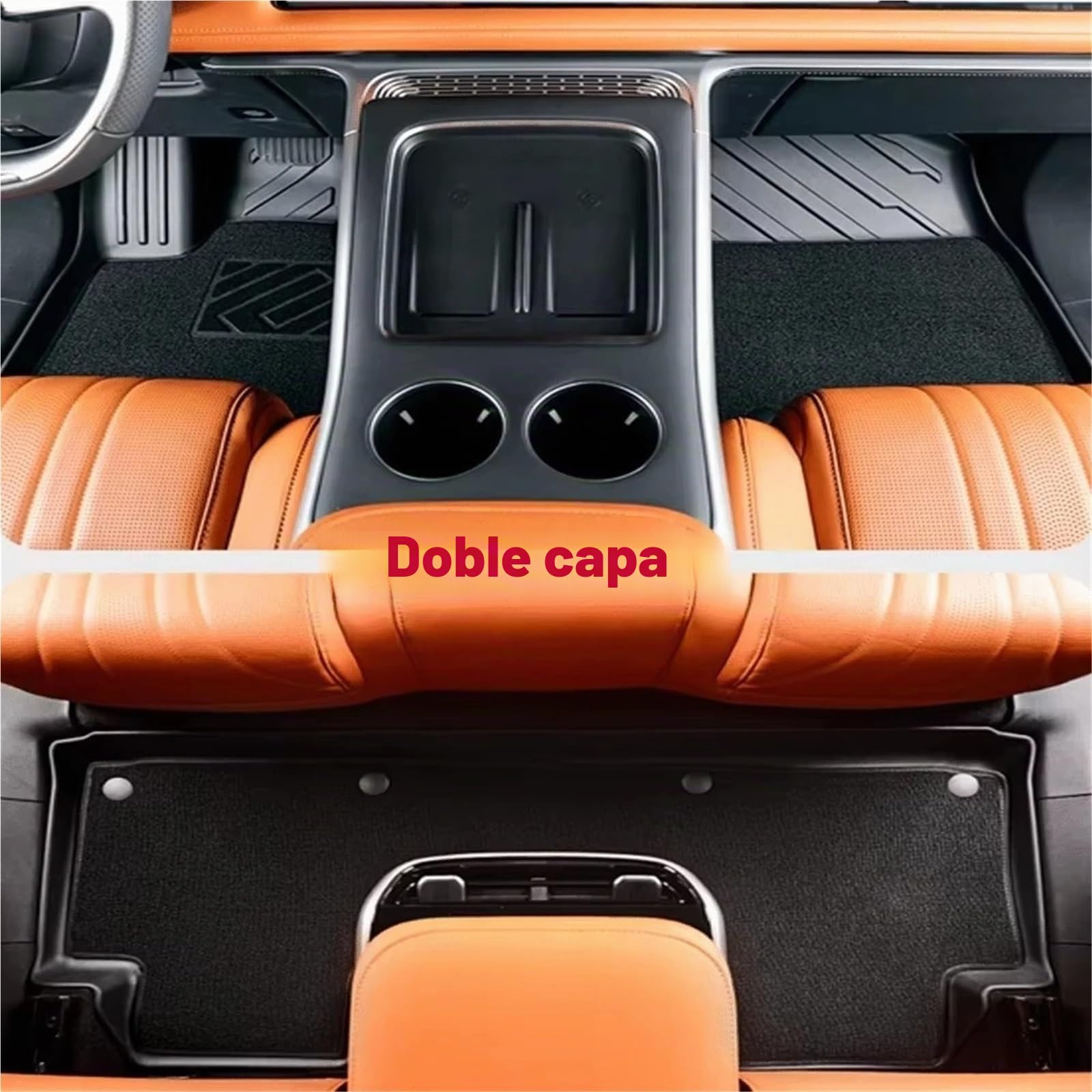 Alfombrillas para CHANGAN para DEEPAL S05 2025 2026 TPE Alfombrillas Suelo Revestimiento Carga Revestimientos Todo Tipo Clima Alfombrilla Maletero Respaldo Bota Esterillas(3PCS Floor Mats)