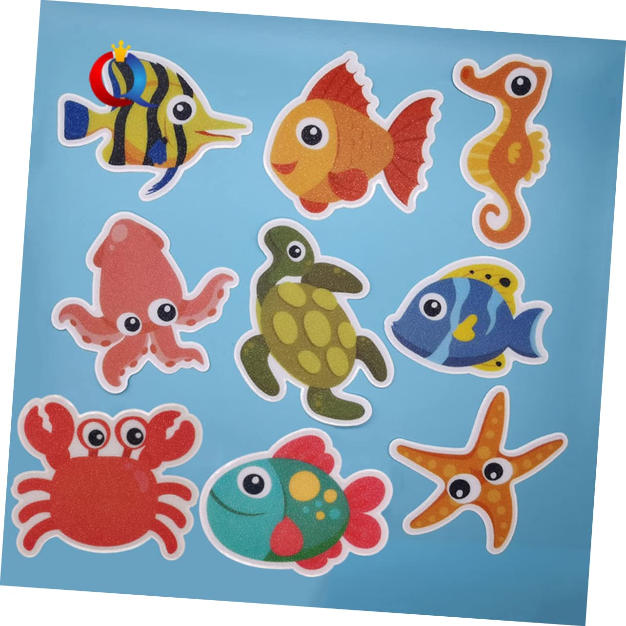 TOPBATHY 3 Series Pegatinas Antideslizantes para Bañera De Diseño Infantil De Adhesivos De Animales Fáciles De Usar Y Retirar Sin Decoración para Baños Y Piezas X 3