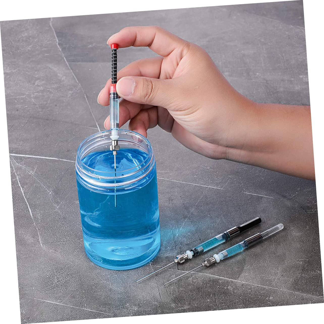 Sewroro 48stücke Pen Tintensauger Edelstahl Und Ergonomisch Für Füllfederhalter Nachfüllung Für Schule Und Büro