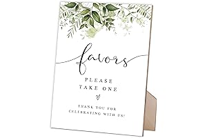 Favors Please Take One Sign Rustic Wooden Tabletop Sign Baby Shower Bridal Shower Sign