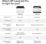 HP LaserJet Pro 3001dw Wireless Printer Black & White