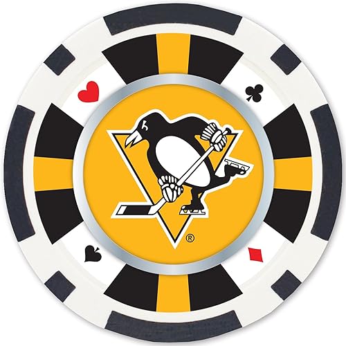 Miniatura 15 de Masterpieces NHL - Fichas de póquer unisex para adultos, 100 piezas