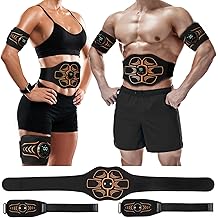 Electronic Muscle Stimulator;Abs Stimulator Muscle Machine for Abdomen/Arms,USB Rechargeble for Fitness Strength Training Workout Equipment Men and Women