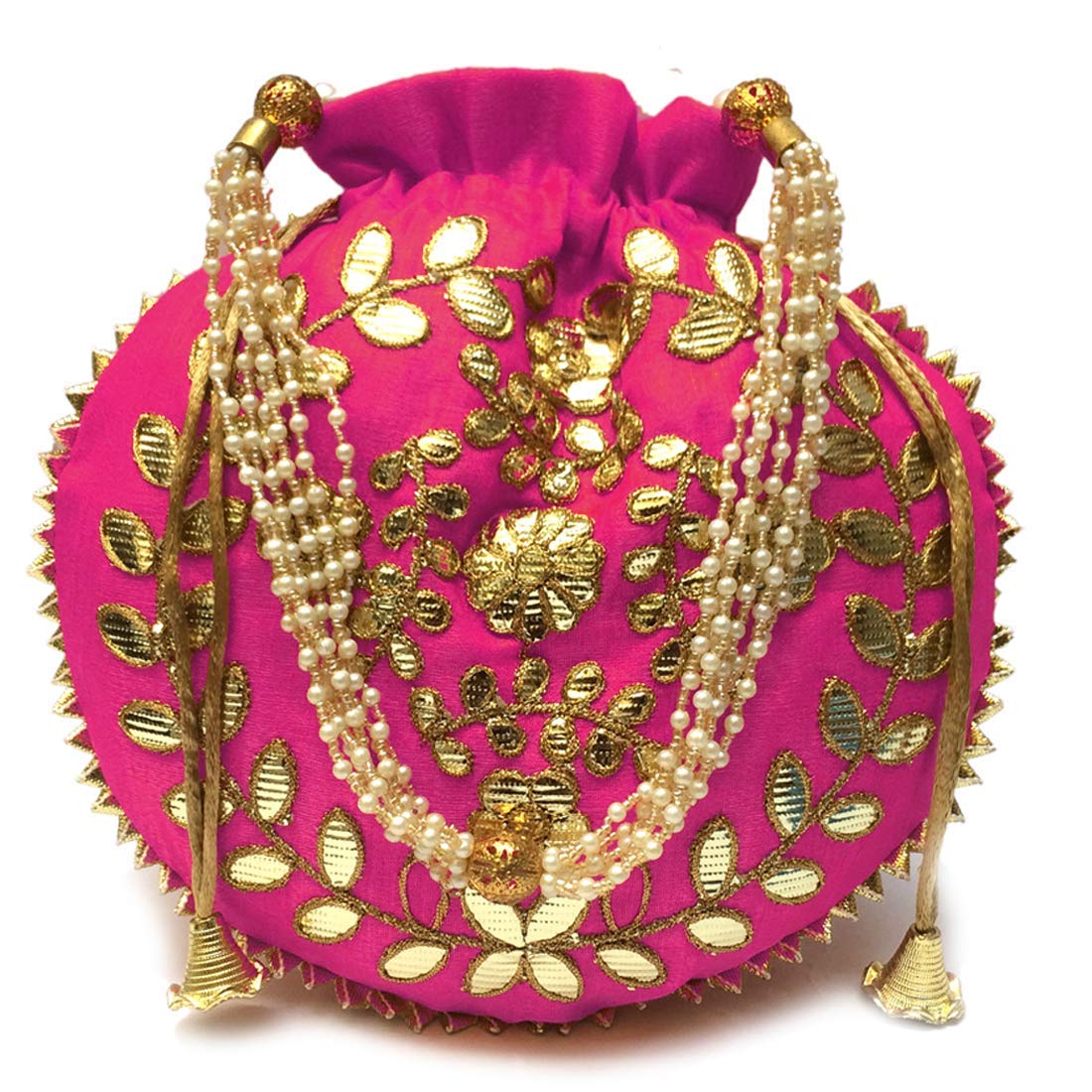 Indian Collectible - Bolso de mano para mujer, elegante, para bodas, regalos de devolución, festivales, Multi