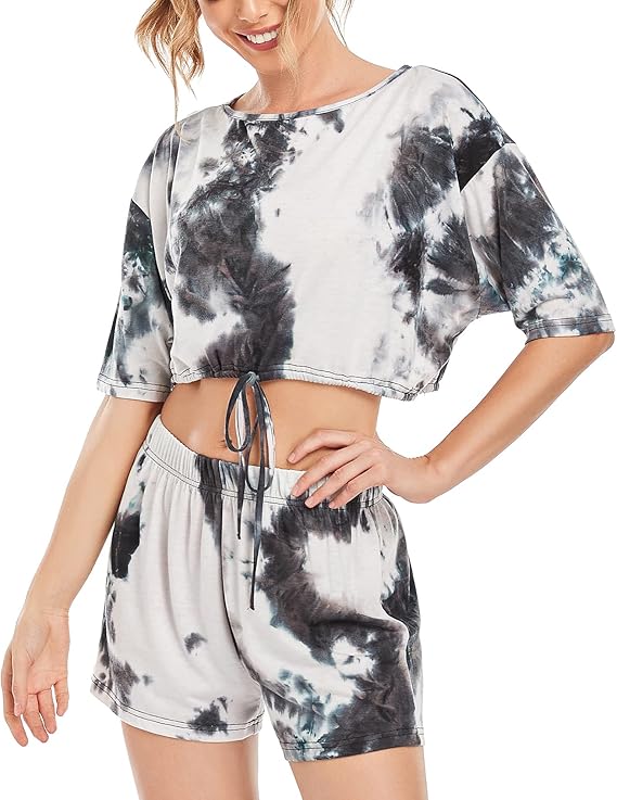 tie dye short set amazon