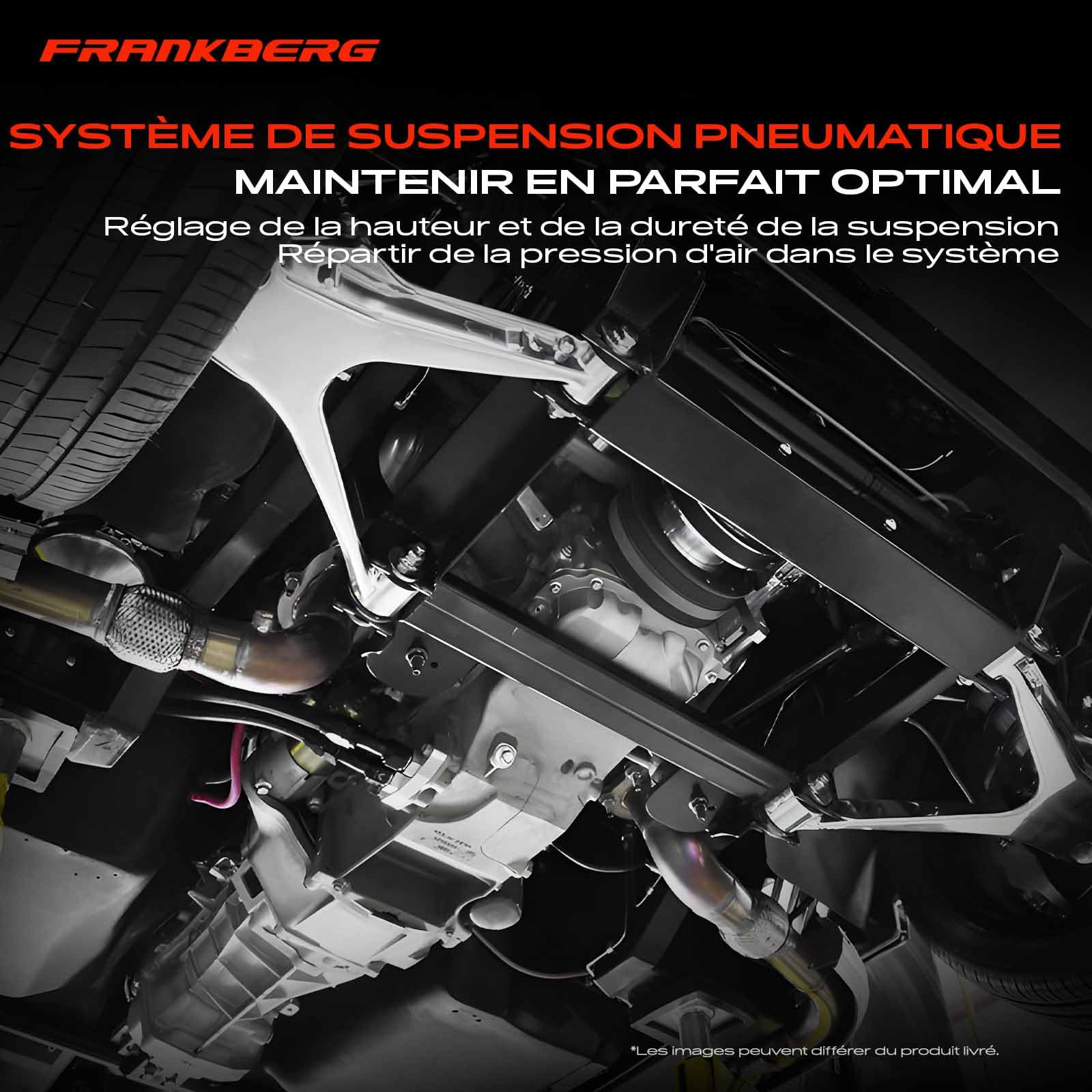 Frankberg Bloc de vannes de suspension pneumatique, bloc de vannes à 3 | A6393280030; Compatible avec: Bus Vito W639, Viano W639, Vito/Mixto Fourgon W639