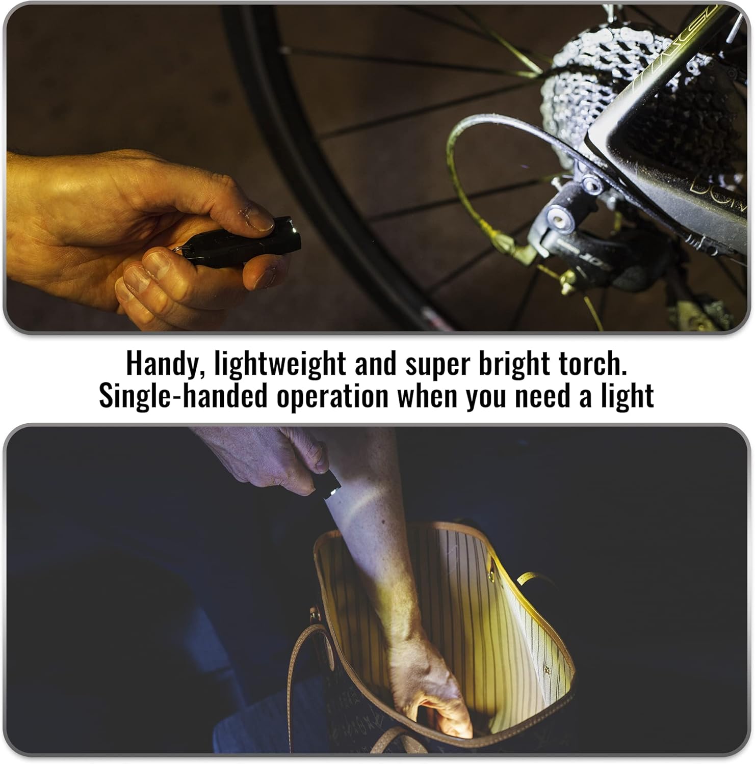 Rechargeable Keychain Flashlight, 120 Lumen Mini Flashlight, EDC Keychain Light, Flashlight Keychain, Small Flashlights.