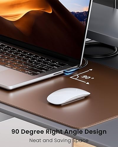 Miniatura 5 de Fasgear Cable USB4 de 40 Gbps USB C a USB C de 3.3 pies - Cable tipo C de 240 W de carga rápida, cables de pantalla HD compatibles con 8K 60Hz4K