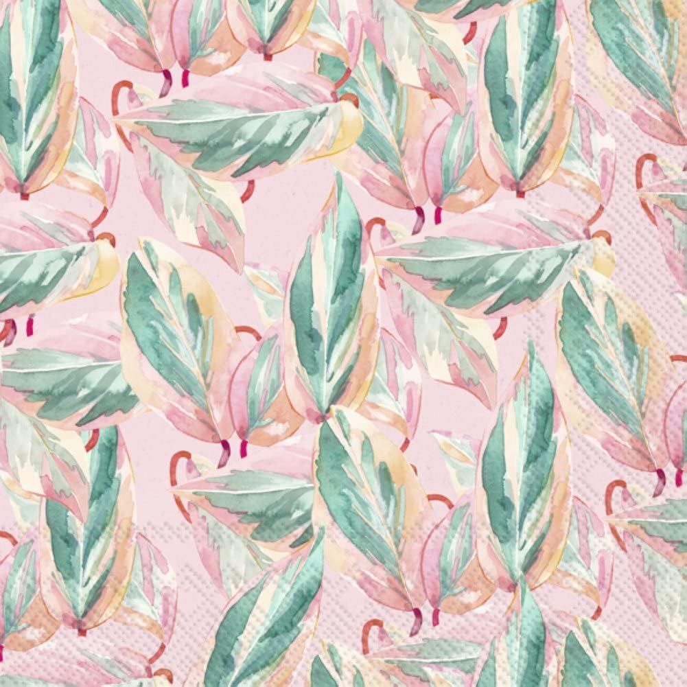 Boston International IHR 3-Ply Paper Napkins, 20-Count Lunch Size, All About Rose