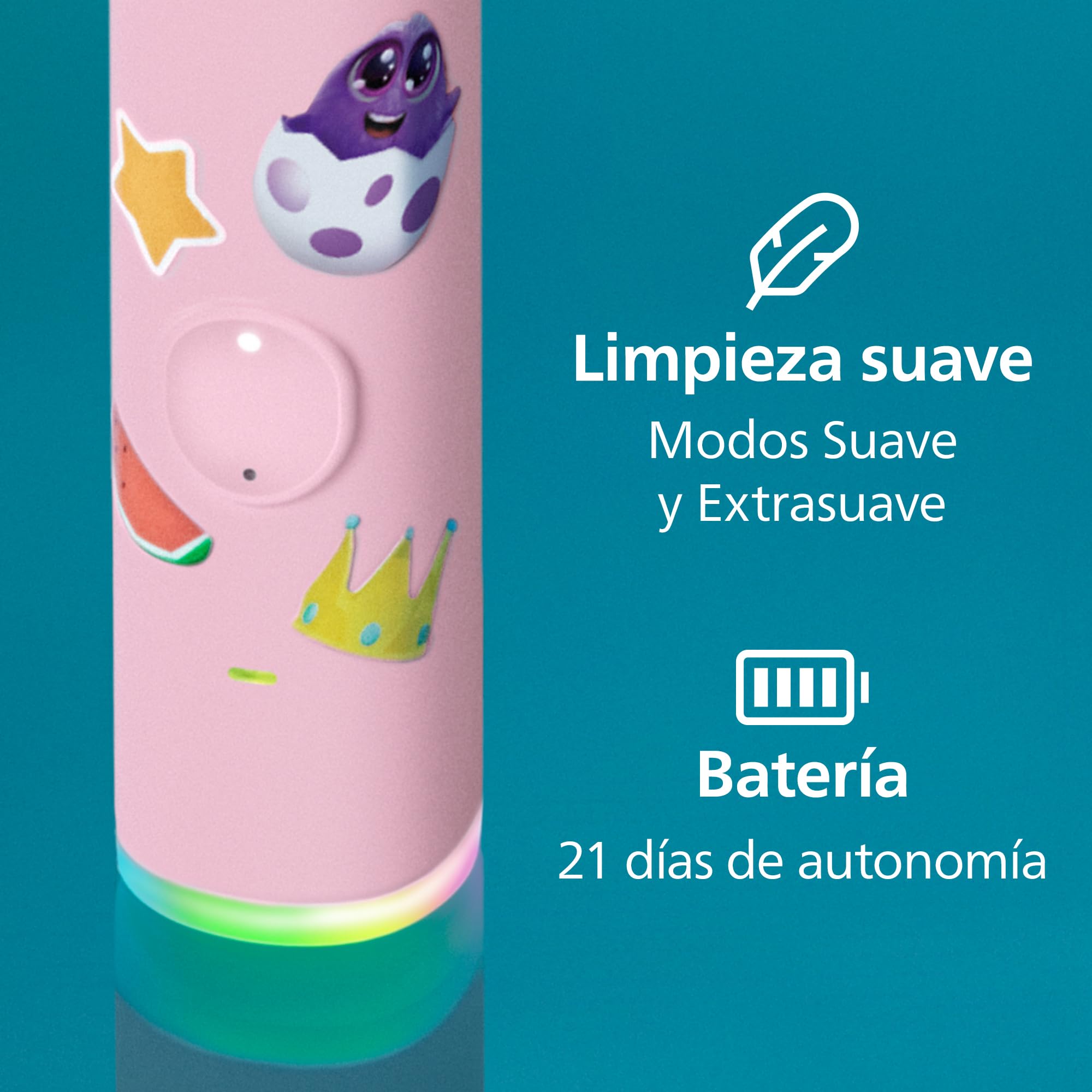HX6600/11 POWER TOOTHBRUSH PINK HNDL, SF