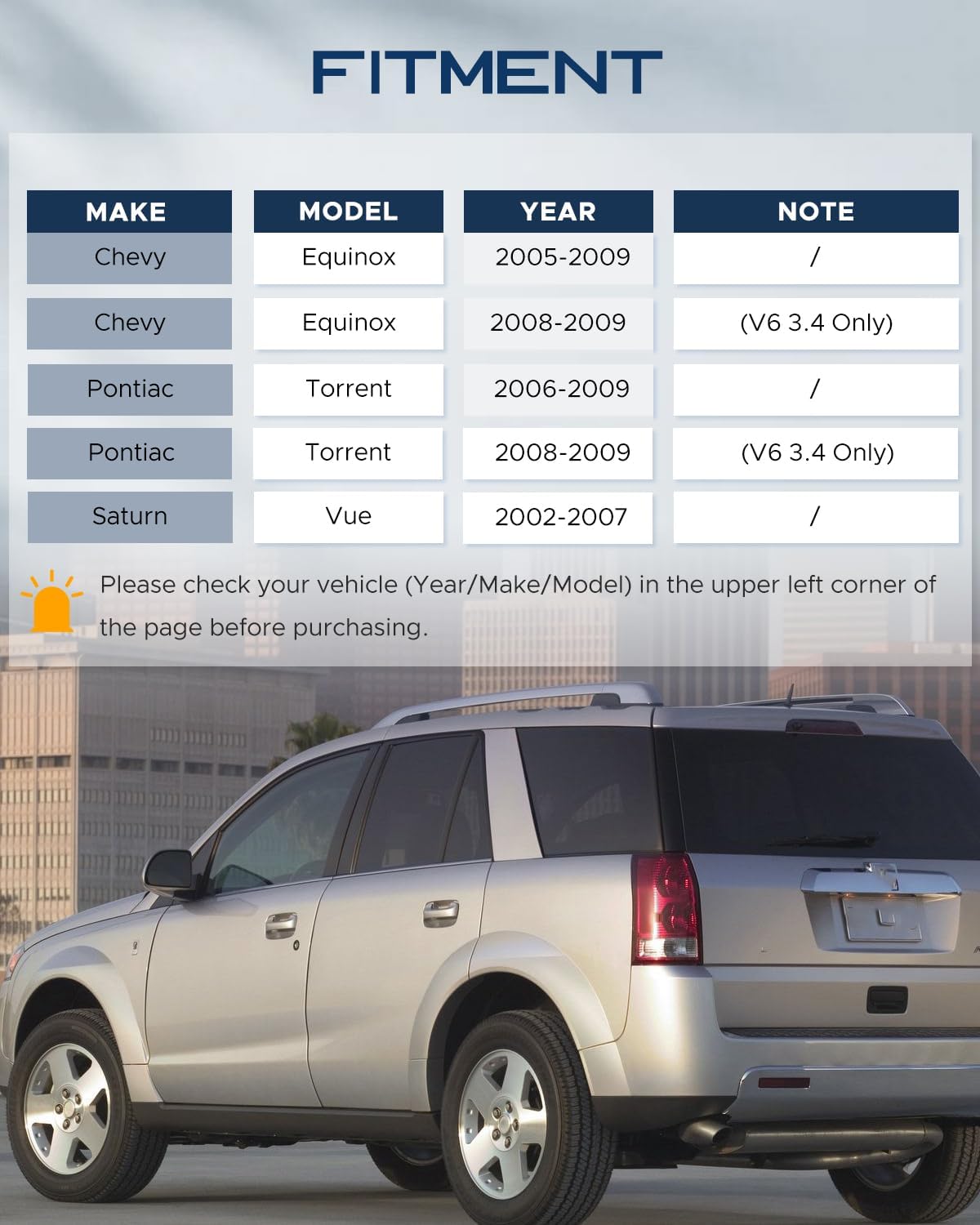 6PCS Suspension Kit Fits for Chevy Equinox 2005-2009, for Pontiac Torrent 2006-2009, for Saturn Vue 2002-2007 Front Lower Control Arm w/Ball Joints K621129 K621136 K80461 K80460 ES800030