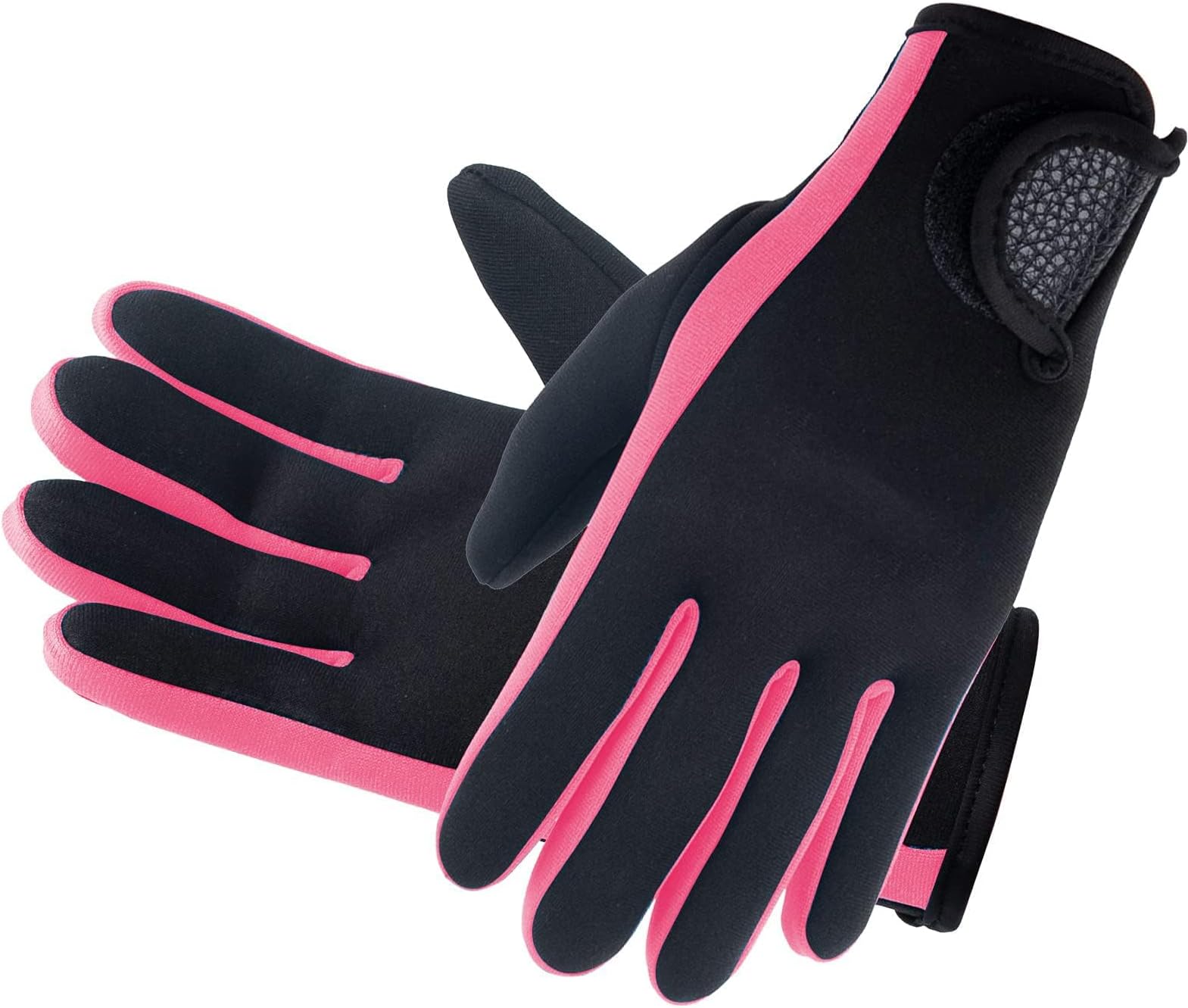 SYOSI Neoprene Wetsuit Thermal Gloves for Swimming, 1.55 MM Anti-Slip Waterproof Diving Glove for Men Women Boys Girls, Wet Suit Gloves for Winter Swim, Kayak, Surf Sailing Open Water Sports