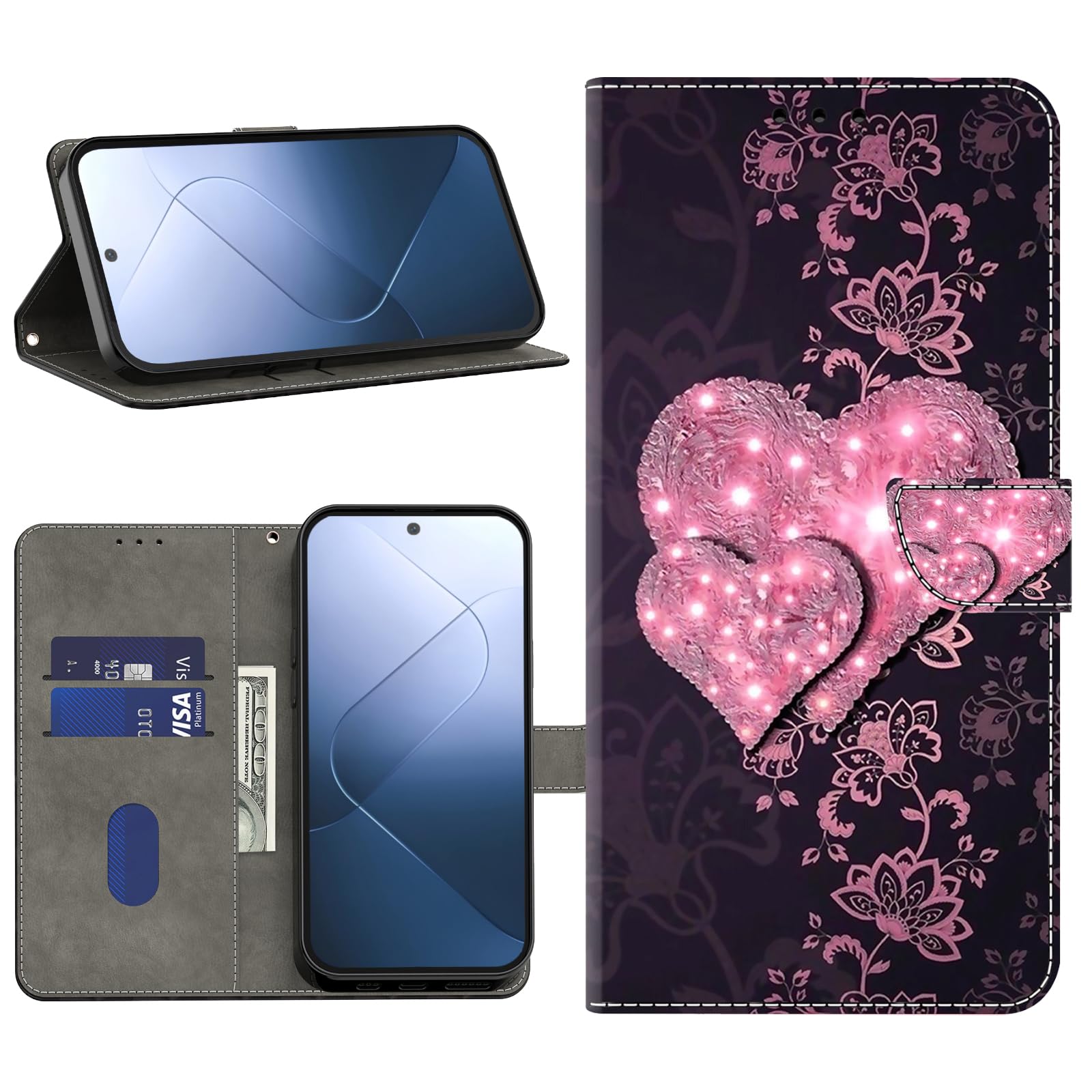 BOLELAW Hülle für Samsung Galaxy A53 5G, Stoßfestes PU Leder