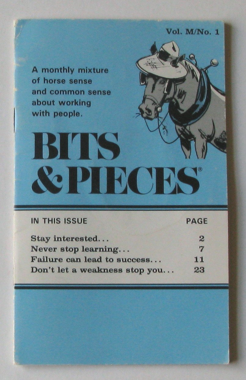 Bits and Pieces Vol. M. No.1 A Monthly Mixture of Horse Sense and