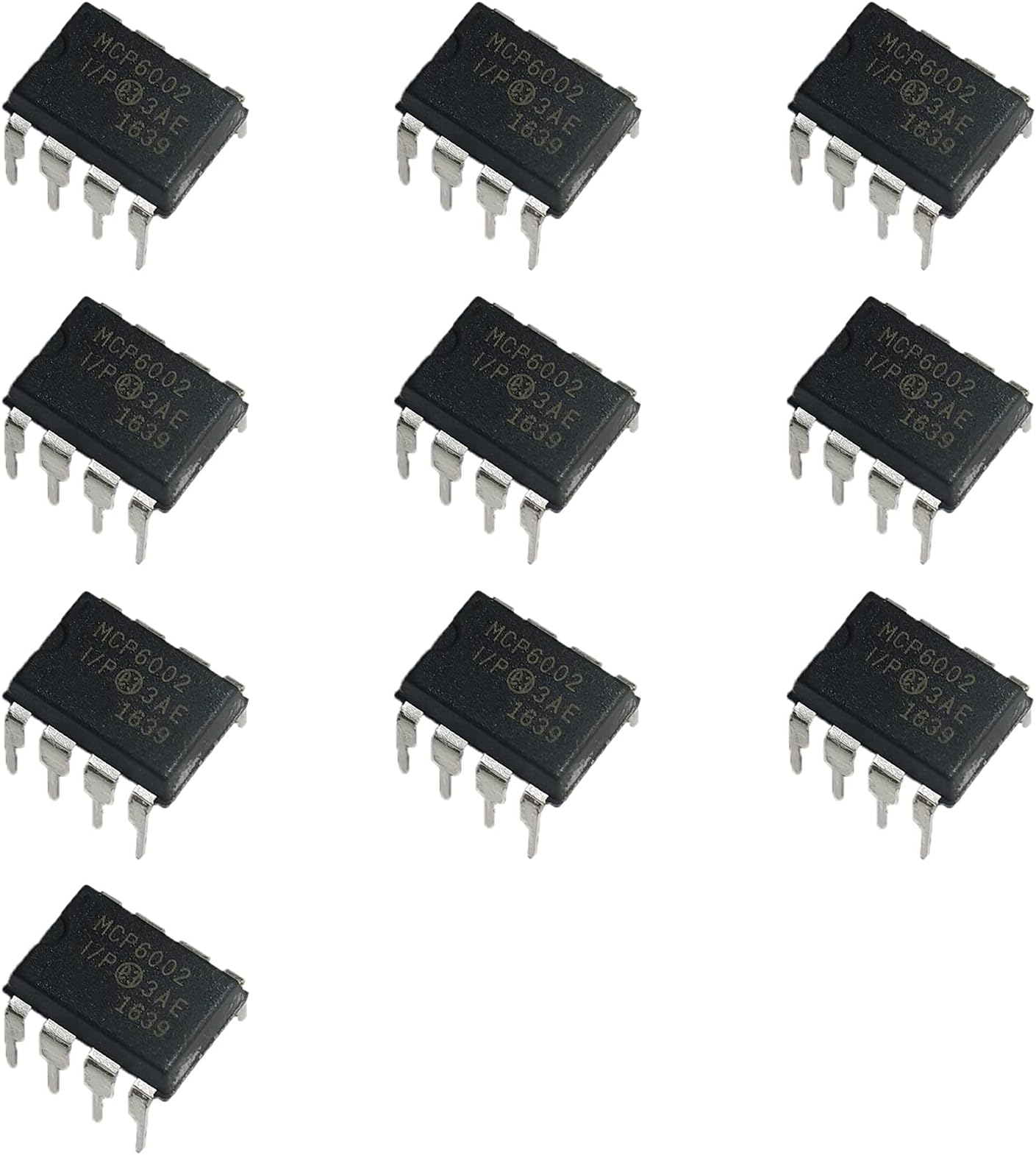 10pcs MCP6002 6002 MCP Low Power Op Amp 1 MHz Bandwidth,DIP-8.
