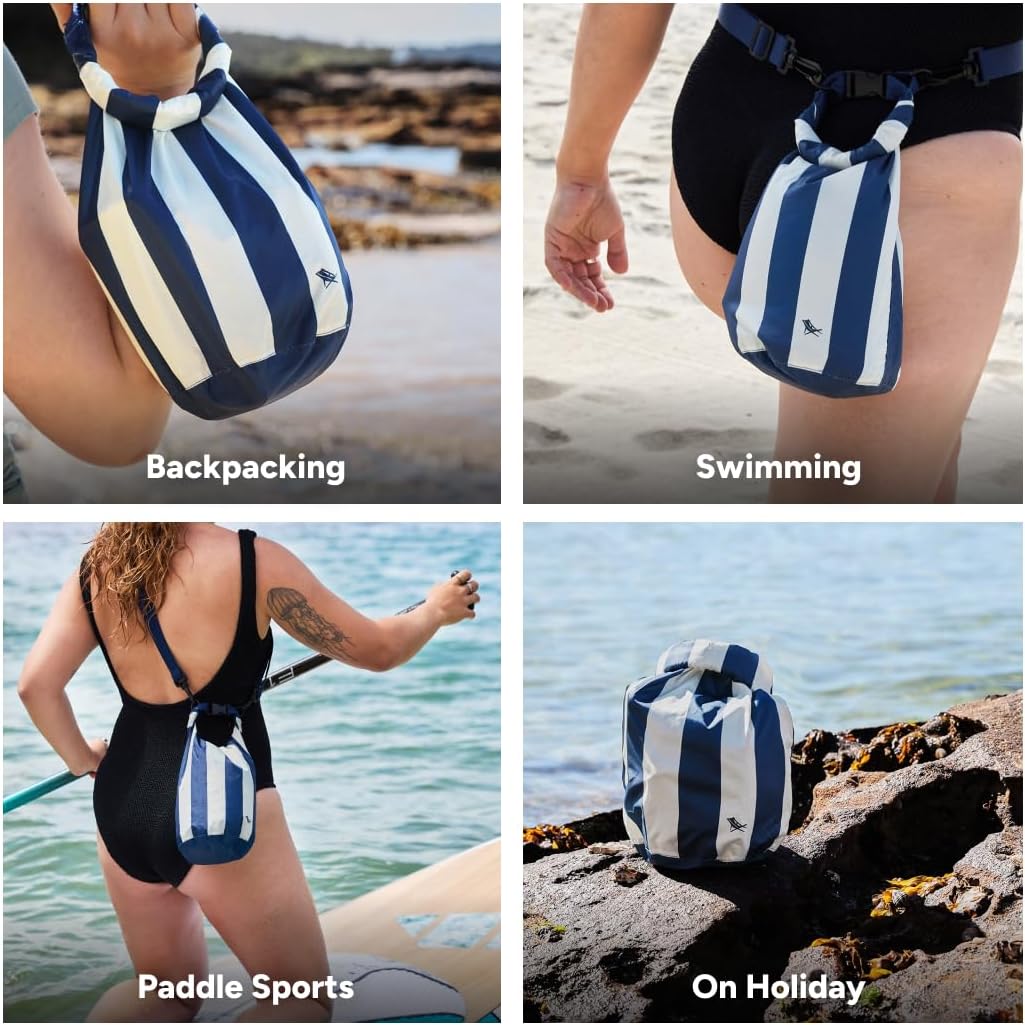 Dock & Bay Small Waterproof Dry Bag - 5L, IP66 Waterproof Bag, Lightweight - Wish You Were Here