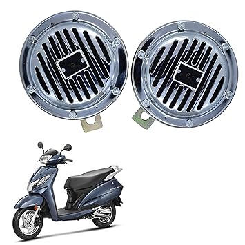 Vagary Chorme Finishing High Sound Universal Wind Tone Horn for honda activa 125