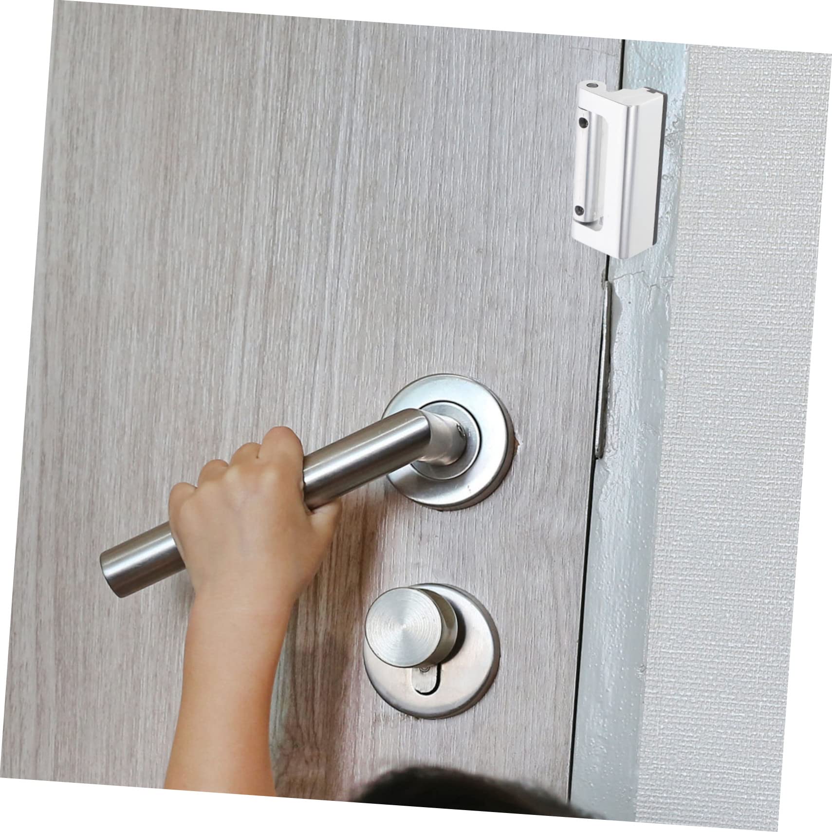 HOMSFOU 2stücke Aluminiumlegierung Türschloss Verstärkter Sicherer Anti-diebstahl Innenschloss Für Wohnräume Installieren Langlebig Einbrüche